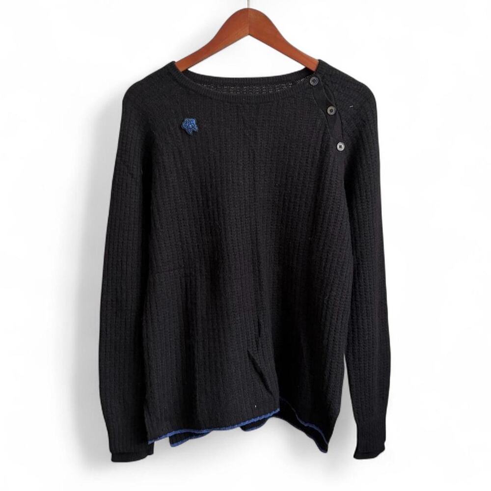 Zadig & Voltaire Cashmere Sweater Women’s M Reglis Pointelle Preppy Minimalist
